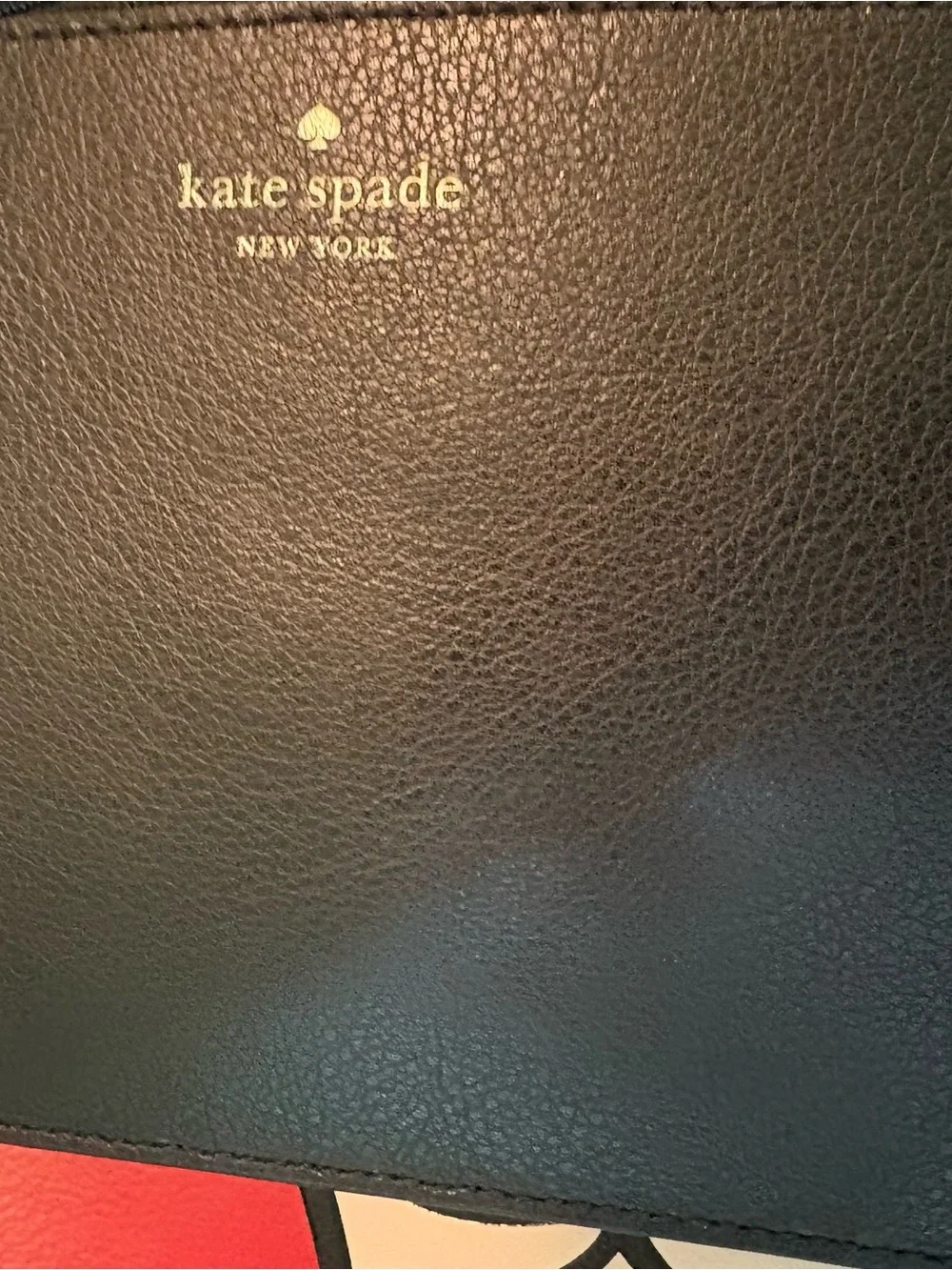 kate spade Black Tote with Minnie Mouse Red Bow
